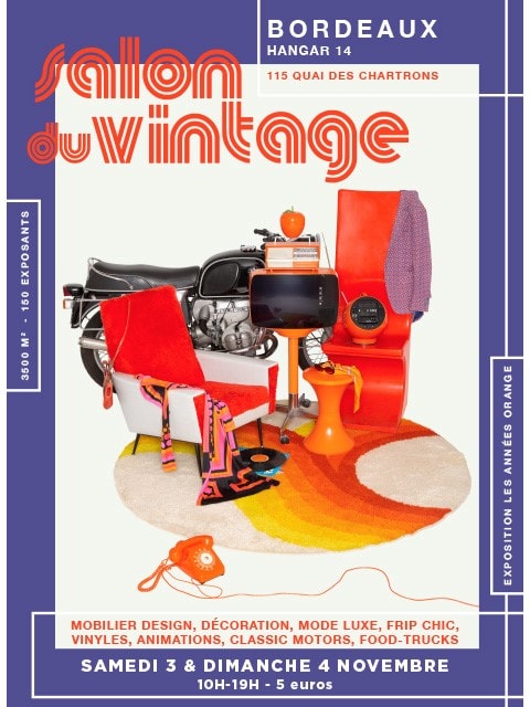 Nos chairs fauteuils participe au salon du vintage à Bordeaux
